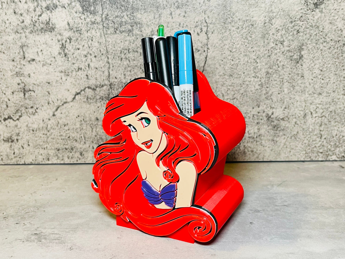 Mermaid Pen Holder – 3DPrintsByTrey