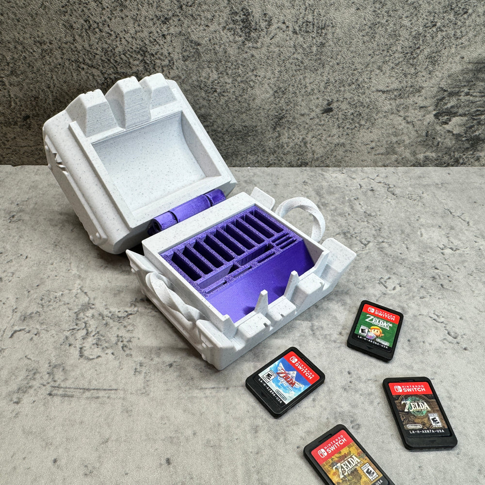 
                  
                    a case with four different games in it
                  
                