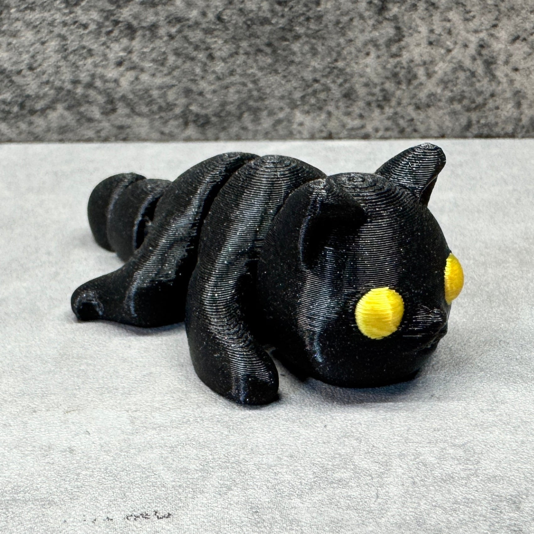 Cat (Black Glitter)