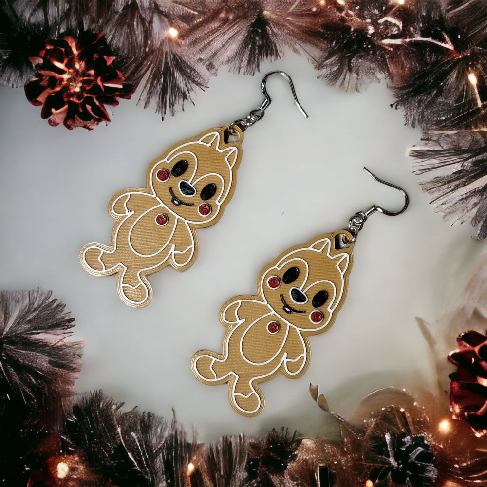 
                  
                    Chip and Dale Gingerbread Earrings
                  
                