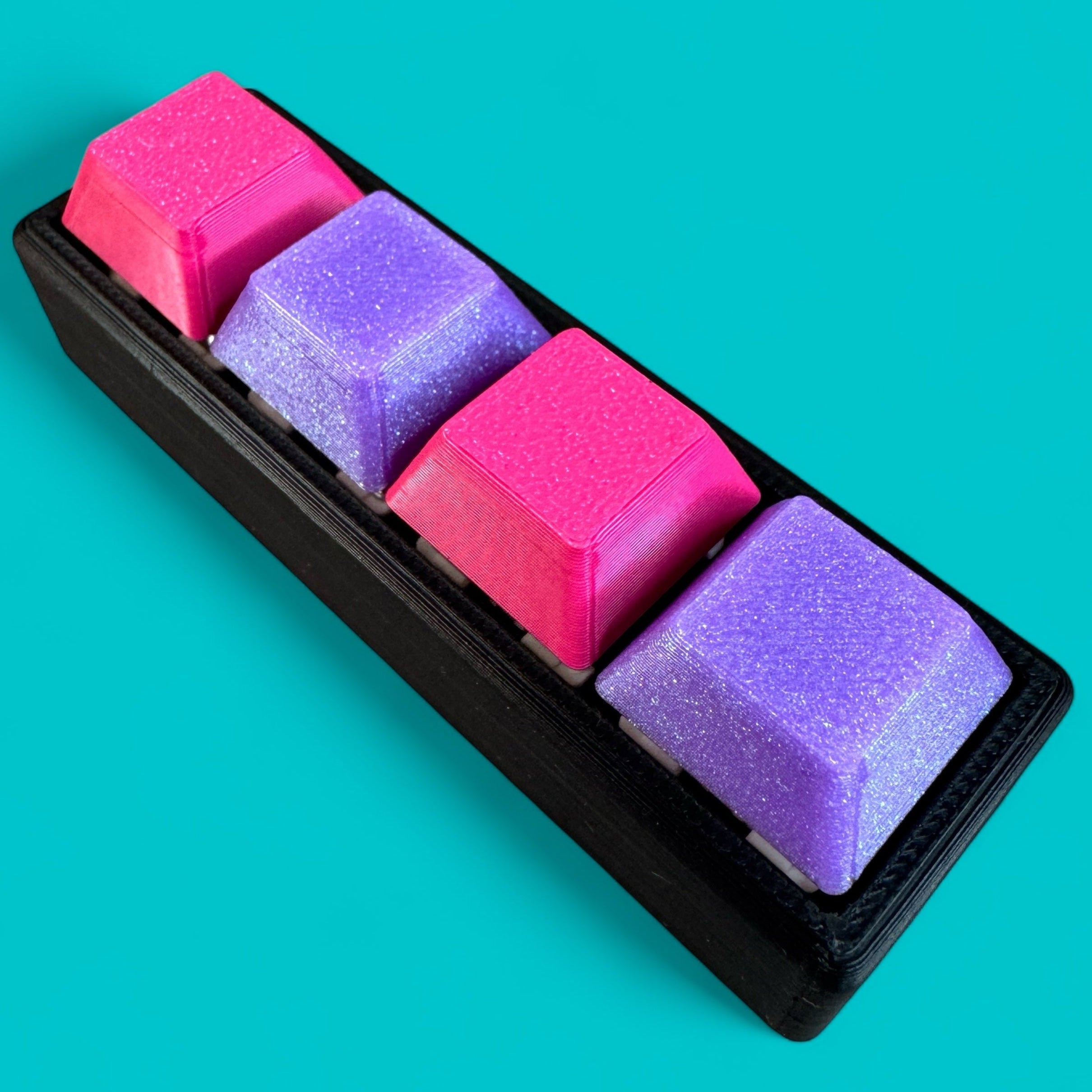 4 Key Mechanical Keyboard Clicker Keychain