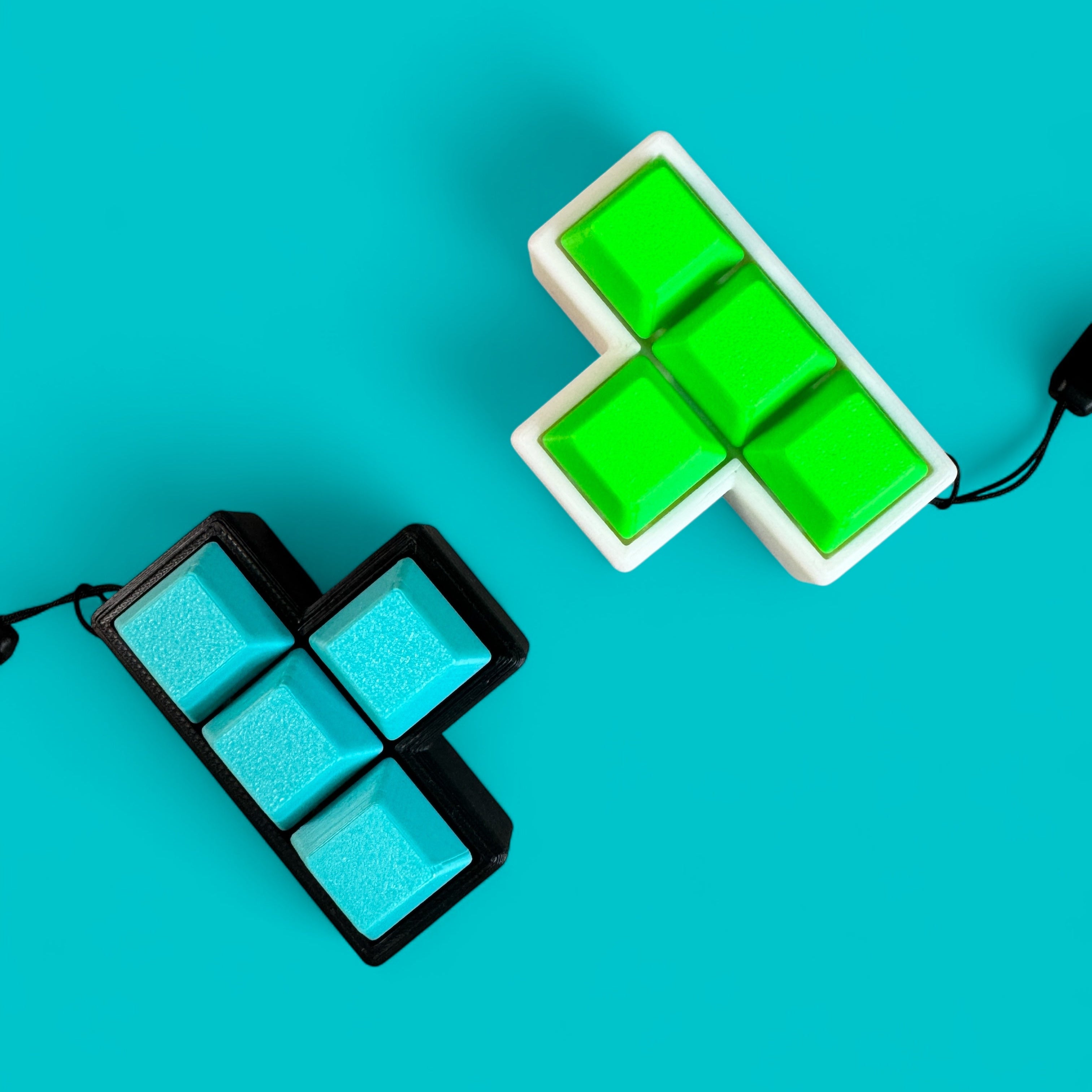 T Shape 4 Key Mechanical Keyboard Clicker Keychain