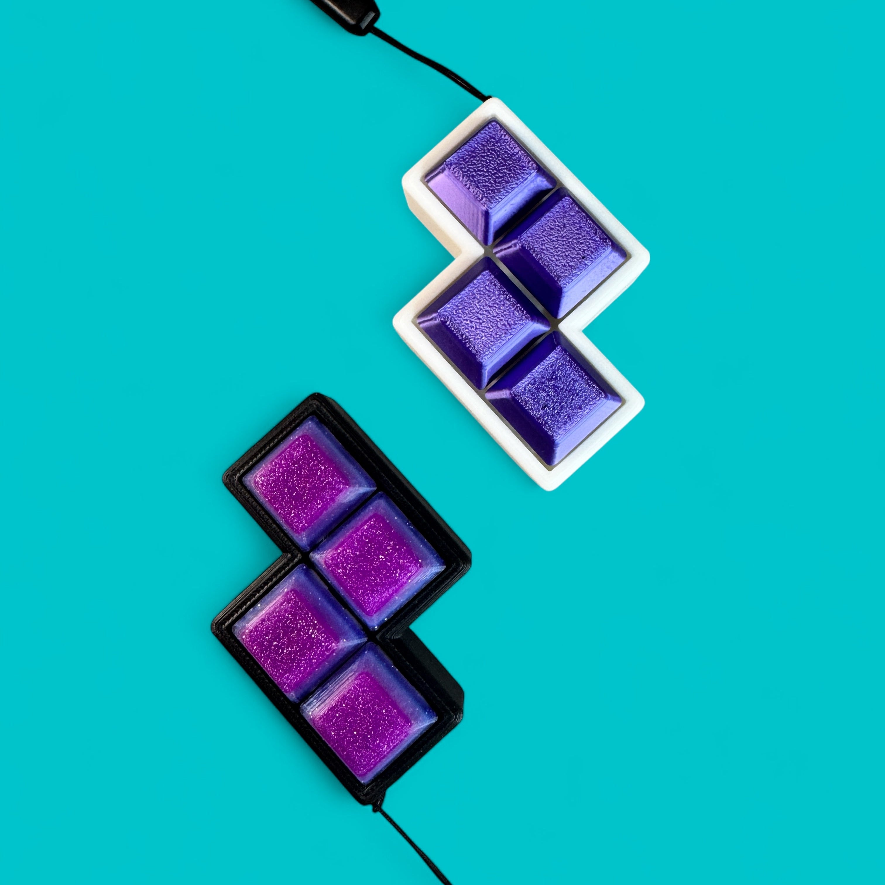 S Shape 4 Key Mechanical Keyboard Clicker Keychain
