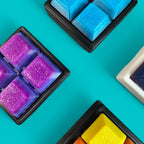 Square Shape 4 Key Mechanical Keyboard Clicker Keychain