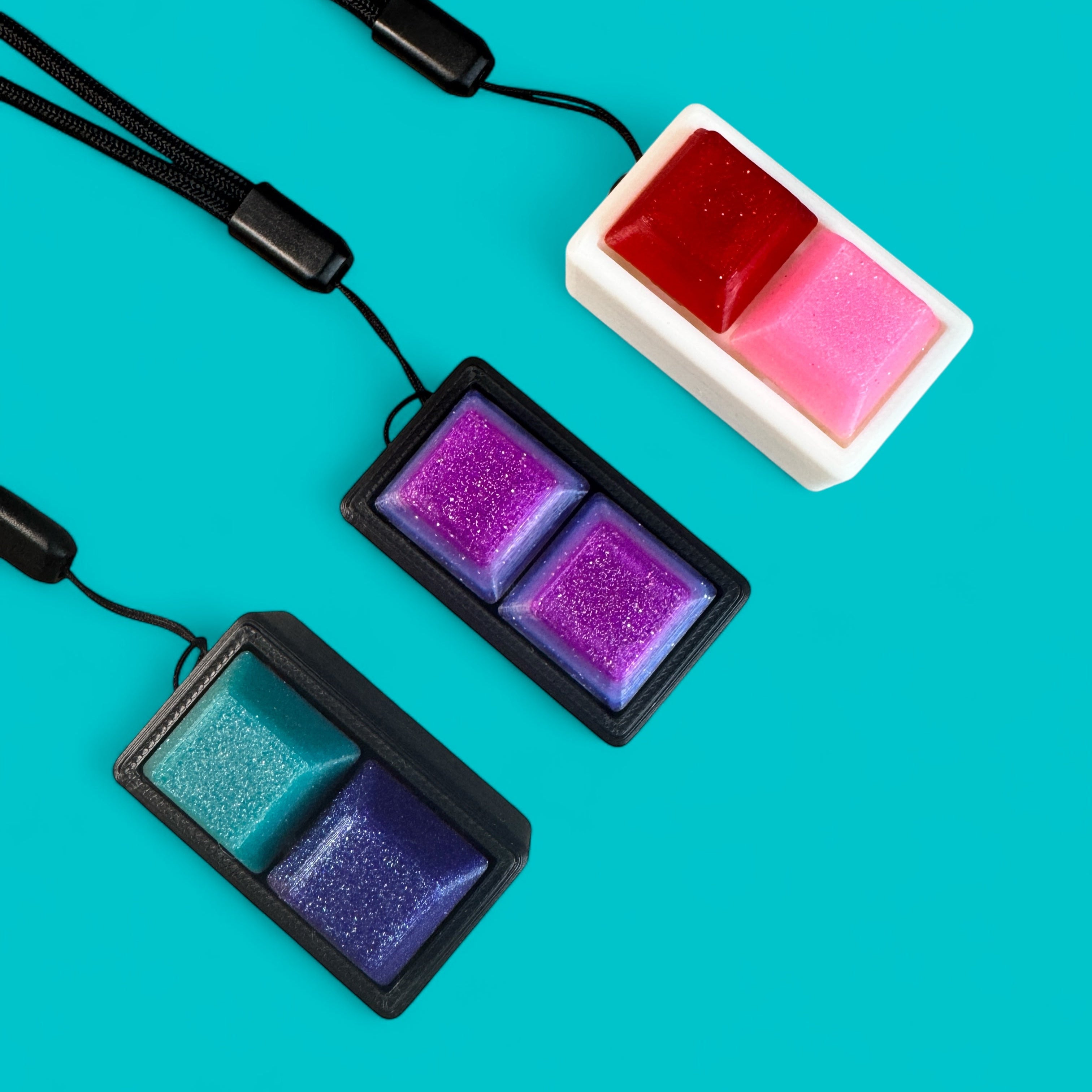 2 Key Mechanical Keyboard Clicker Keychain