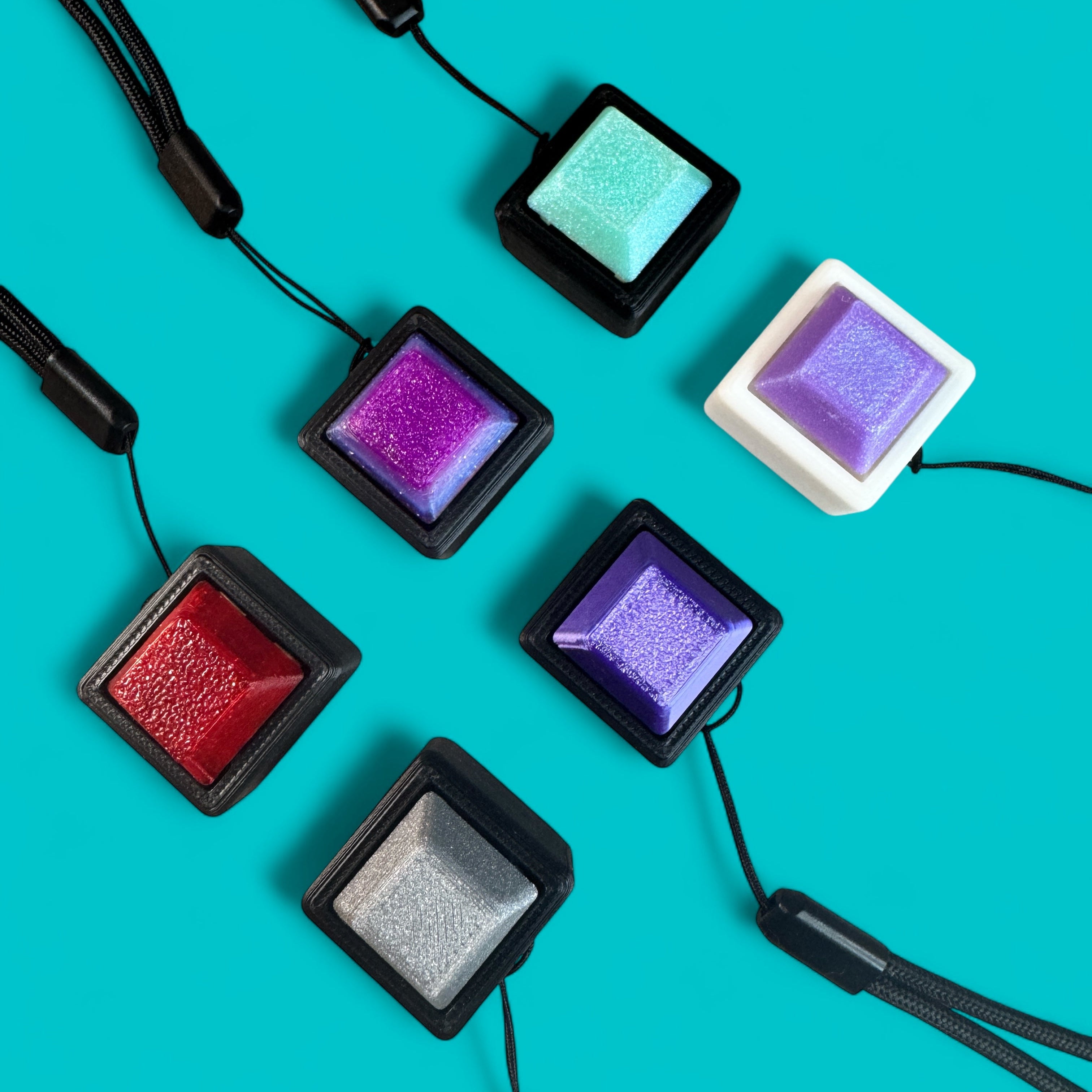 1 Key Mechanical Keyboard Clicker Keychain