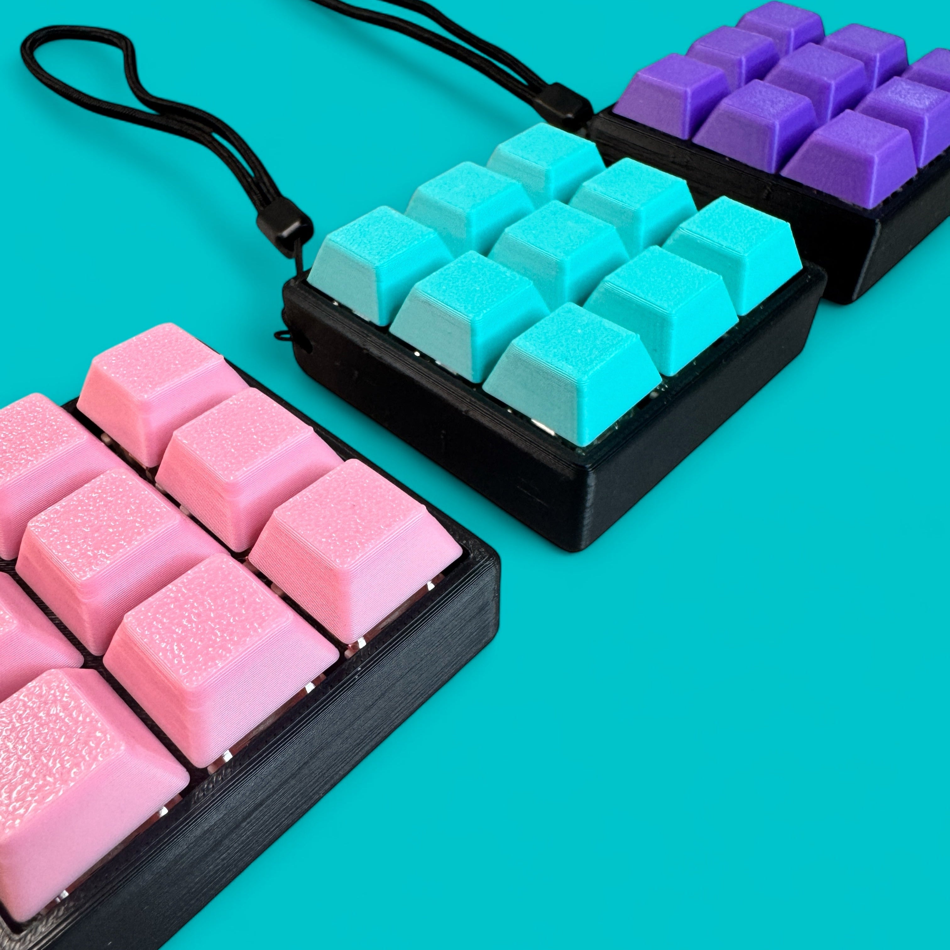 9 Key Mechanical Keyboard Clicker Keychain