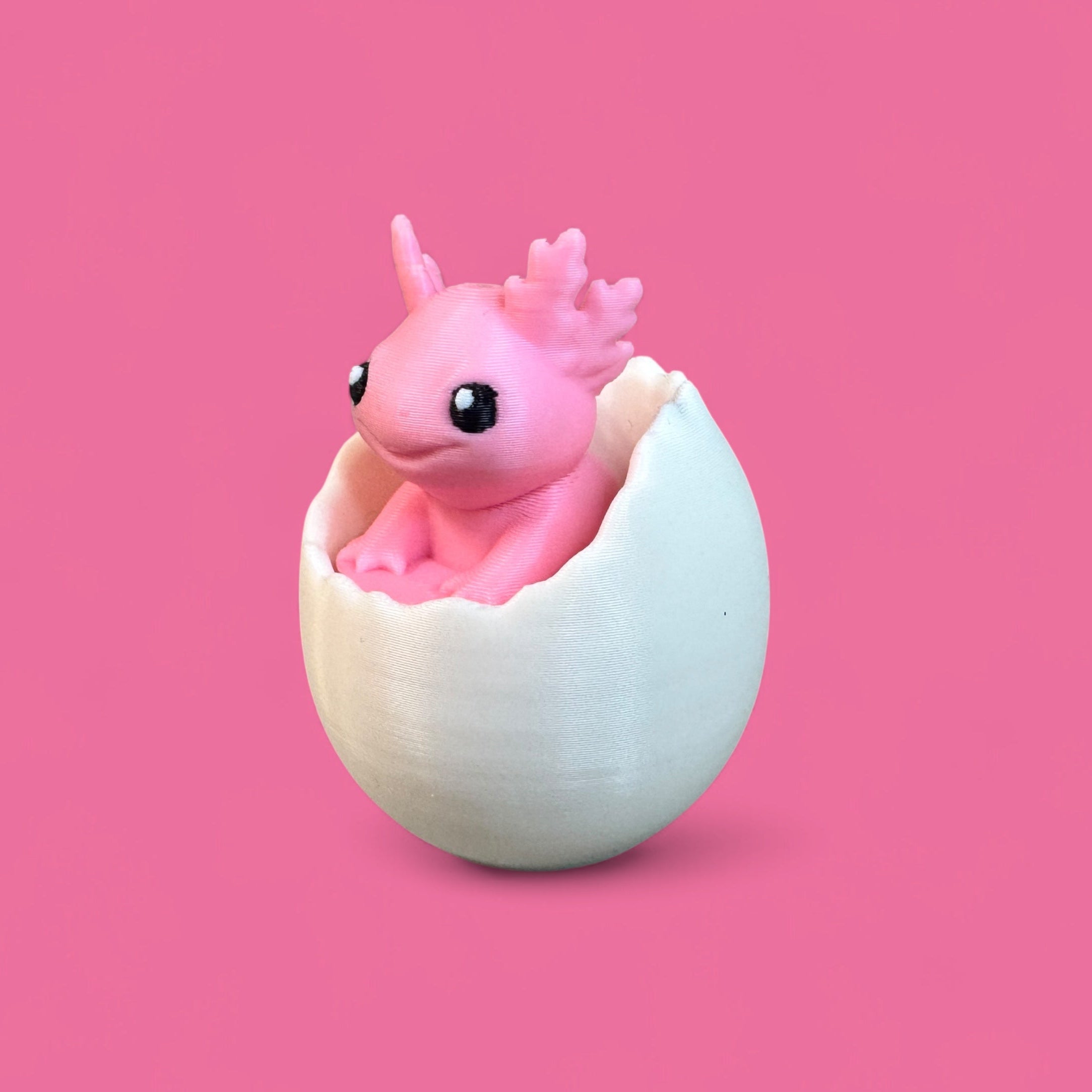 Baby Axolotl in Egg Fidget Clicker