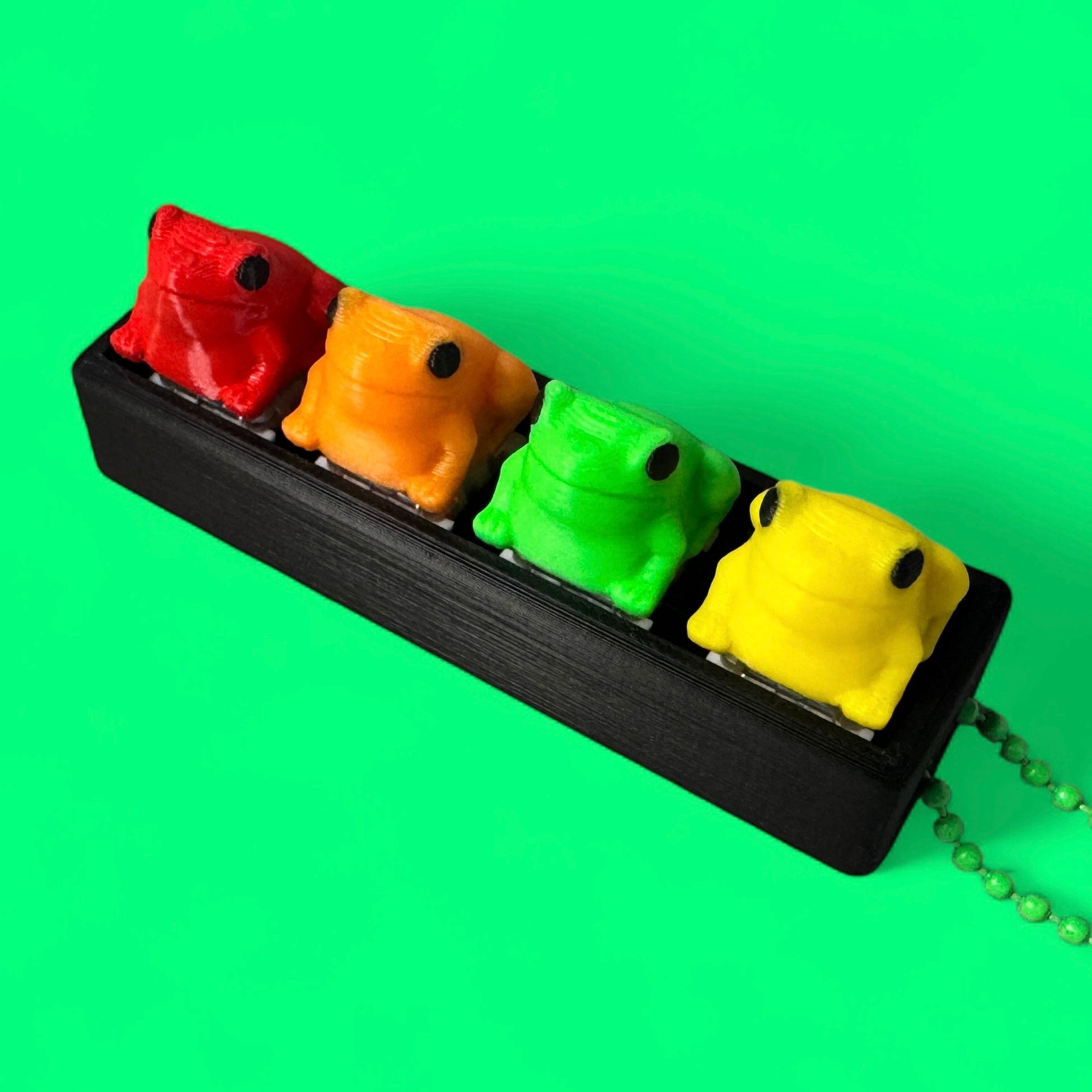 Colorful Frog 4-Key Fidget Clicker