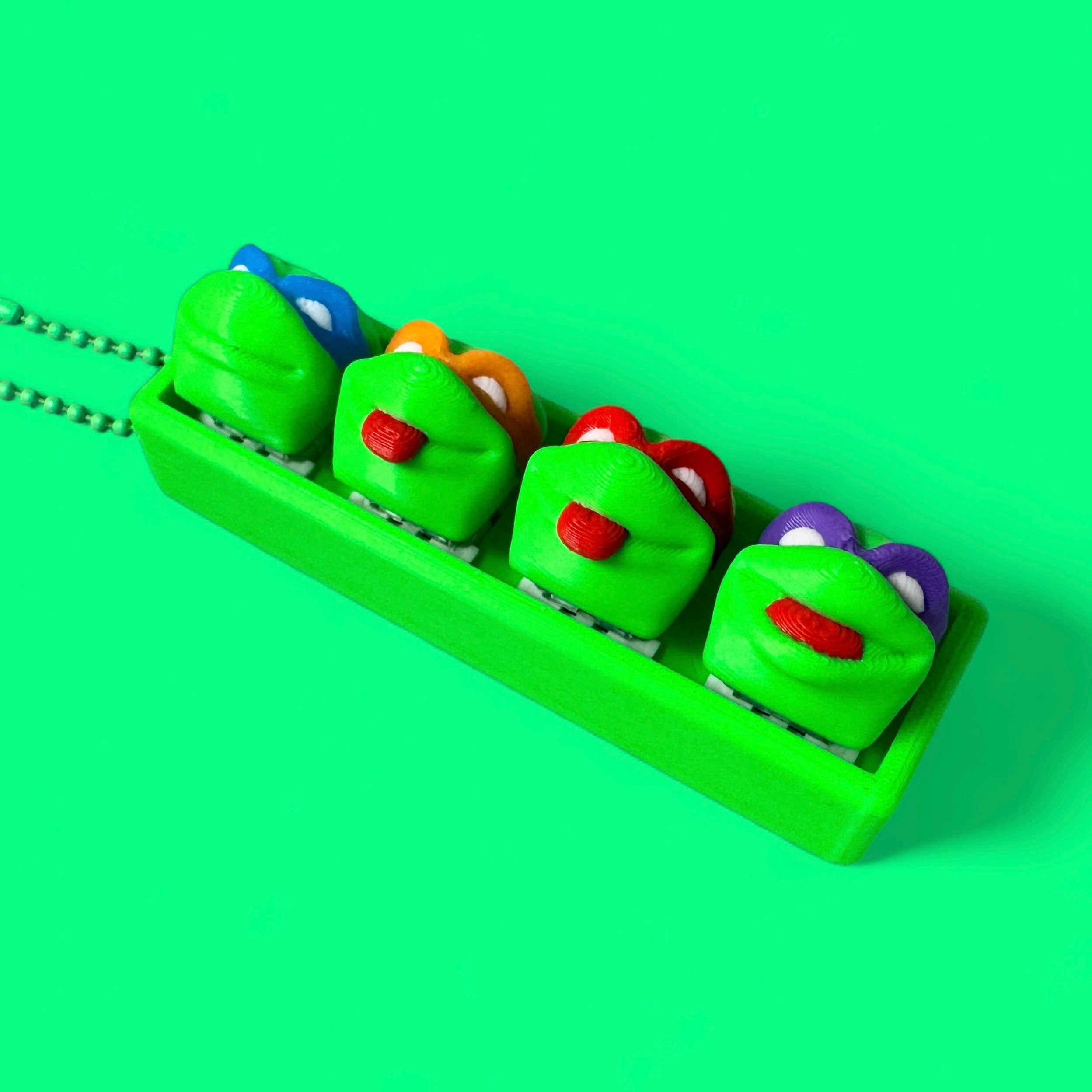 Turtles 4-Key Fidget Clicker