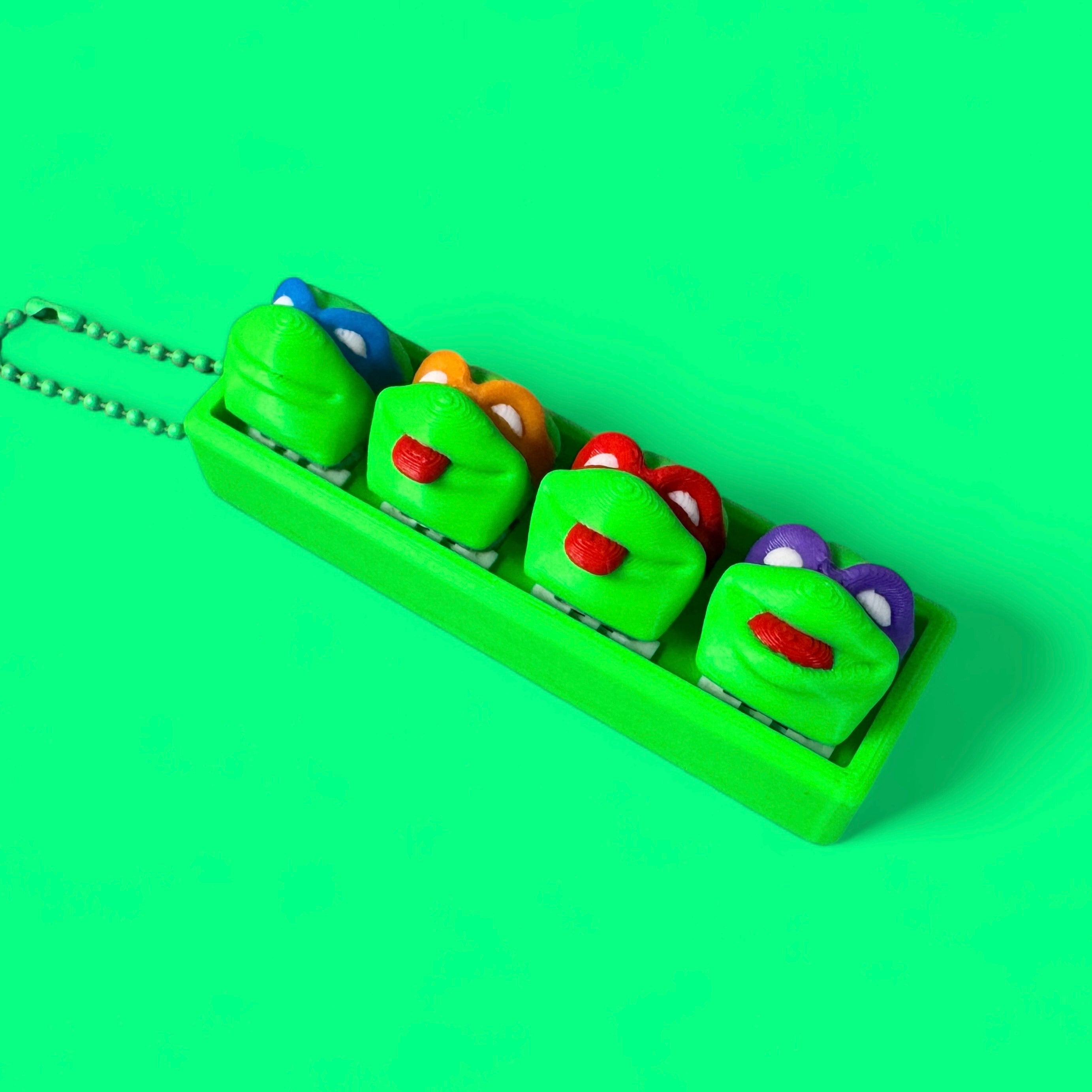 Turtles 4-Key Fidget Clicker
