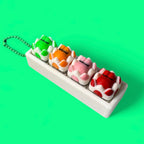 Baby Yoshi Sleeping in an Egg 4-Key Fidget Clicker