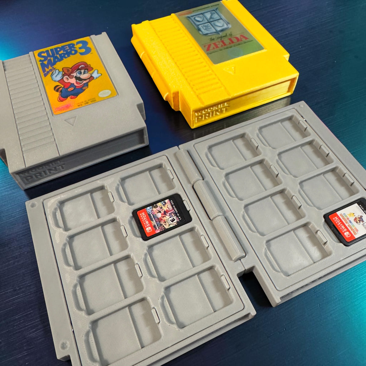 Custom Retro Inspired Switch/Switch 2 Game Card Holder NES Edition