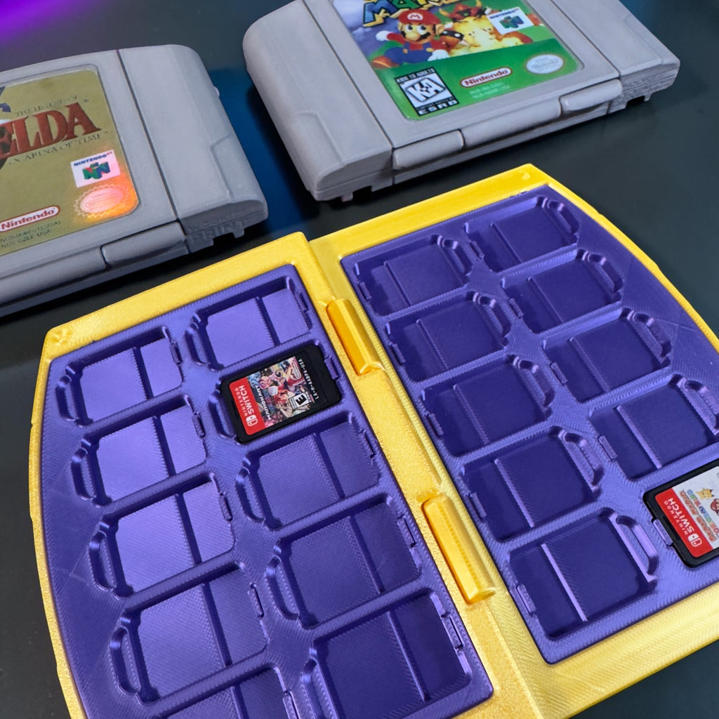 Custom Retro Inspired Switch/Switch 2 Game Card Holder N64 Edition