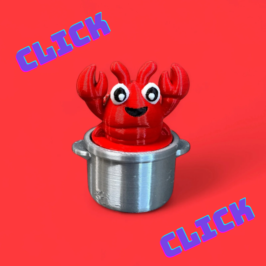 Lobster in a Boiling Pot Fidget Clicker