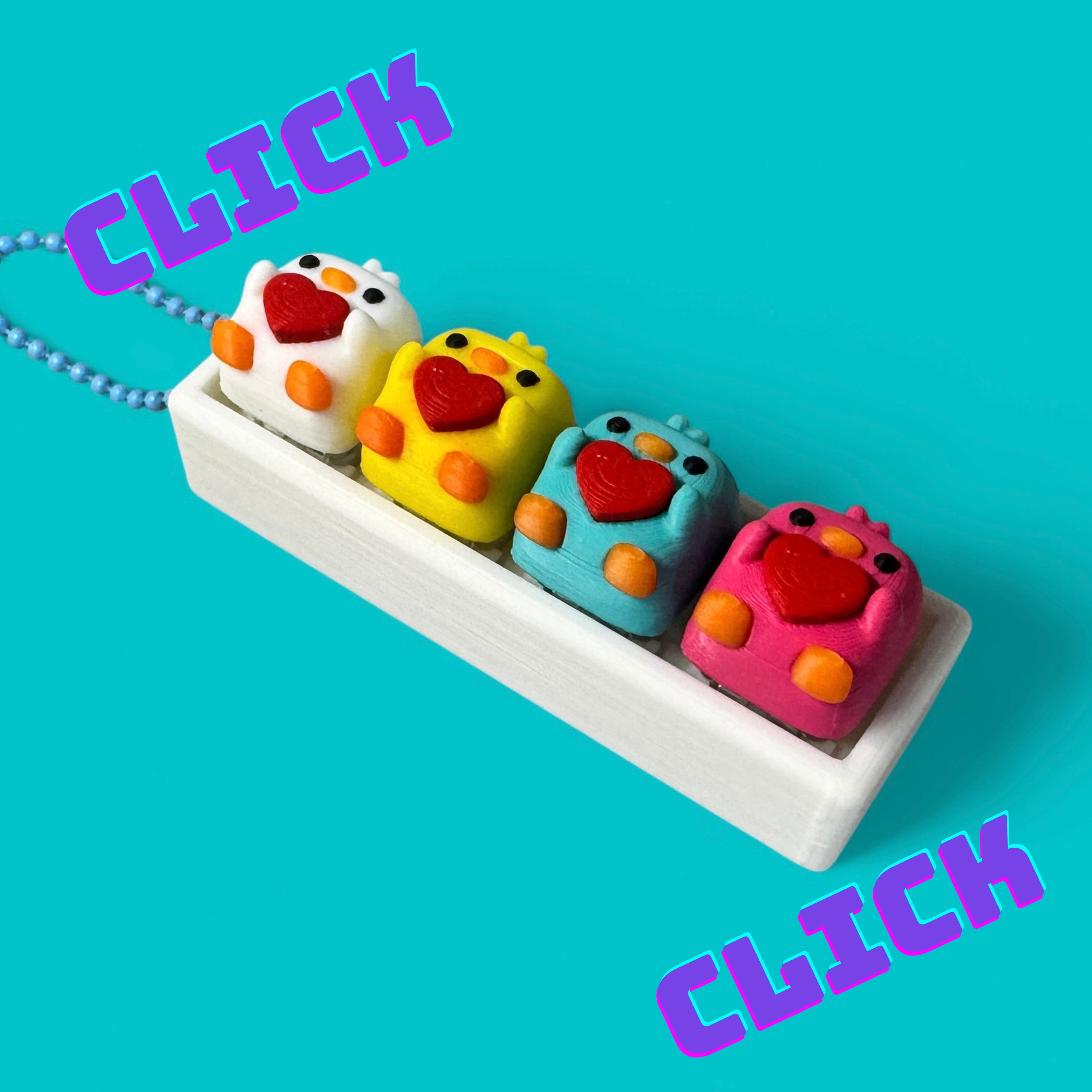 Baby Chick 4-Key Fidget Clicker