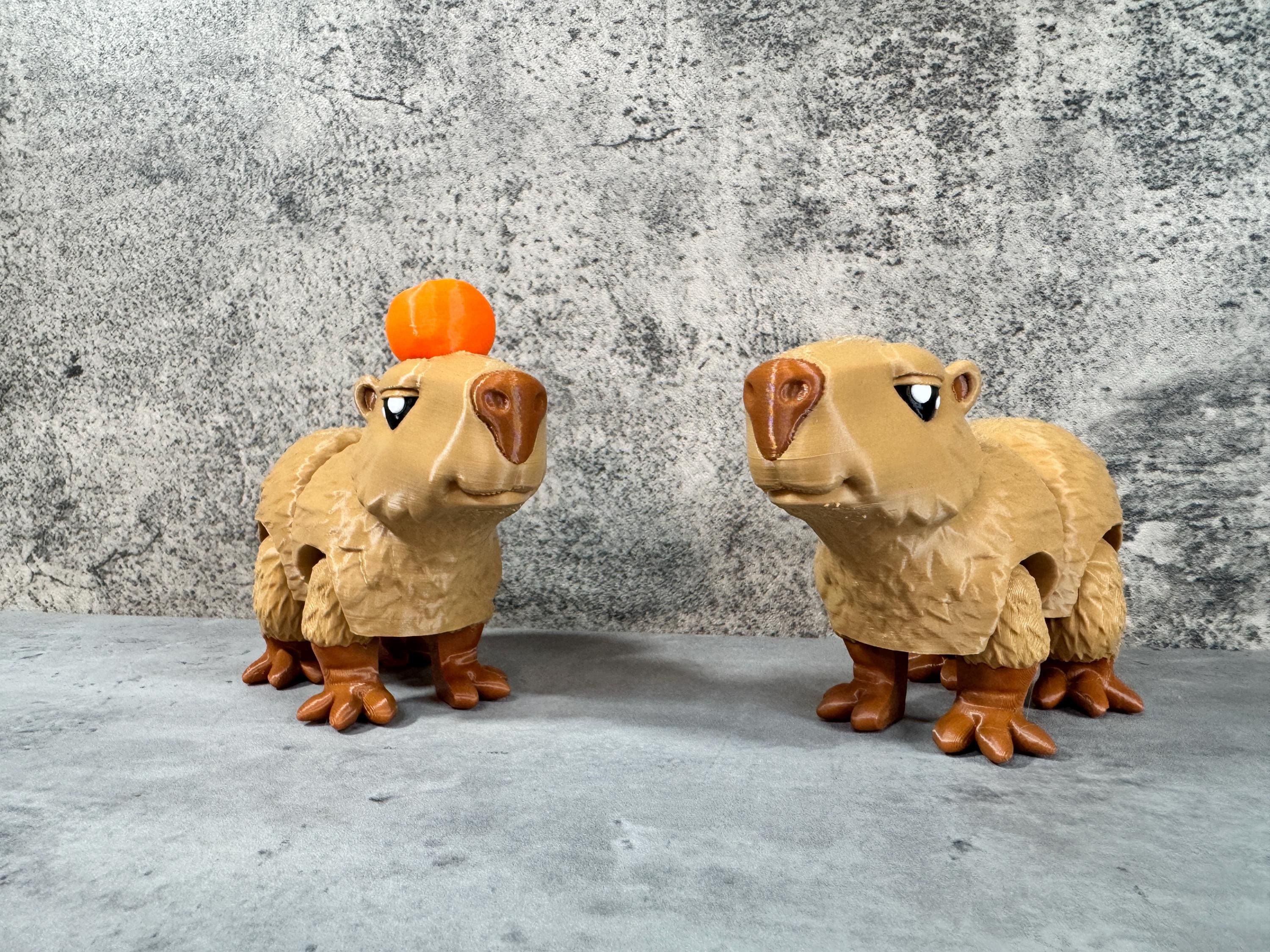 3D Printed Articulated Capybara / Fidget Toy