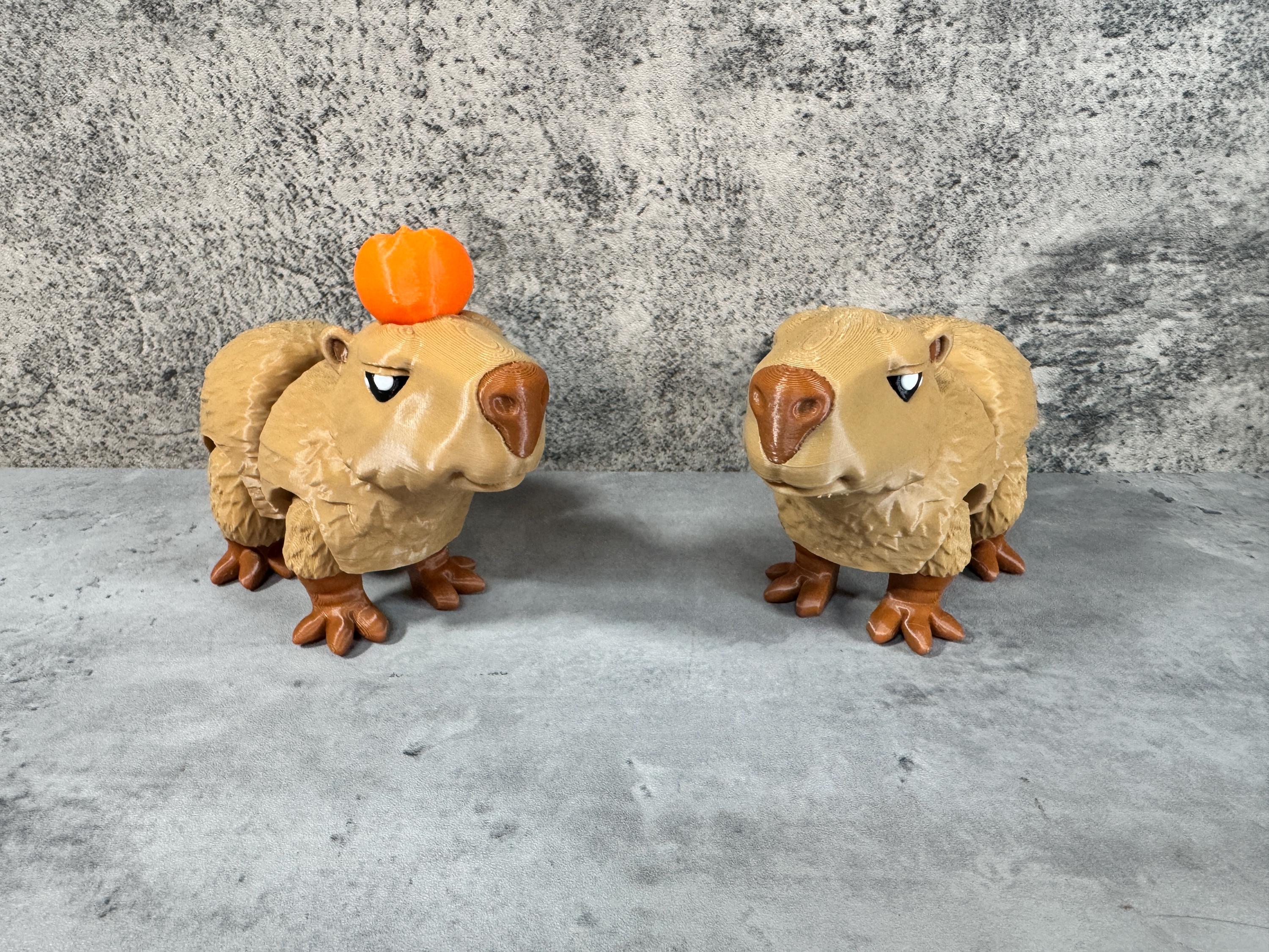 3D Printed Articulated Capybara / Fidget Toy