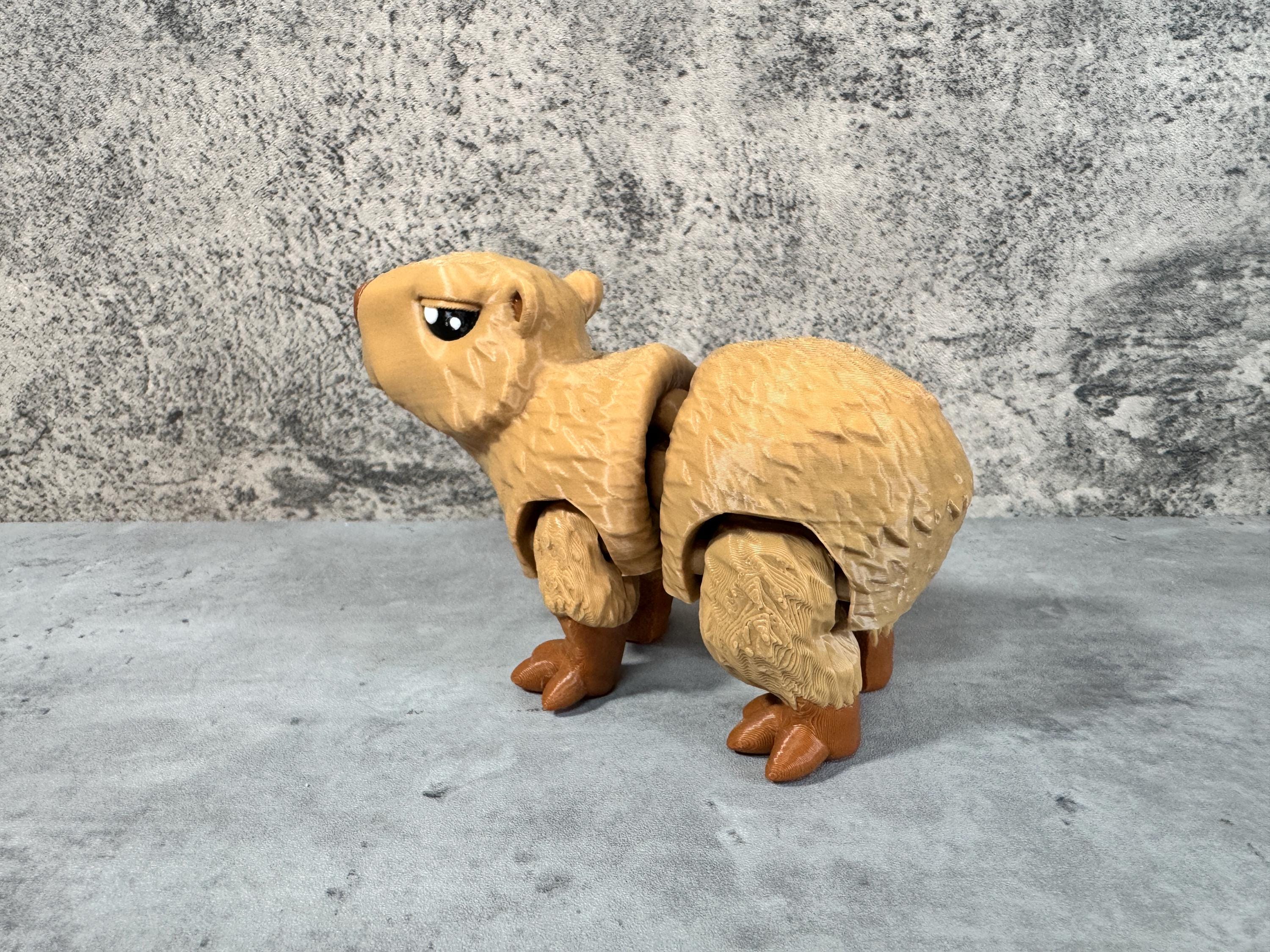 3D Printed Articulated Capybara / Fidget Toy