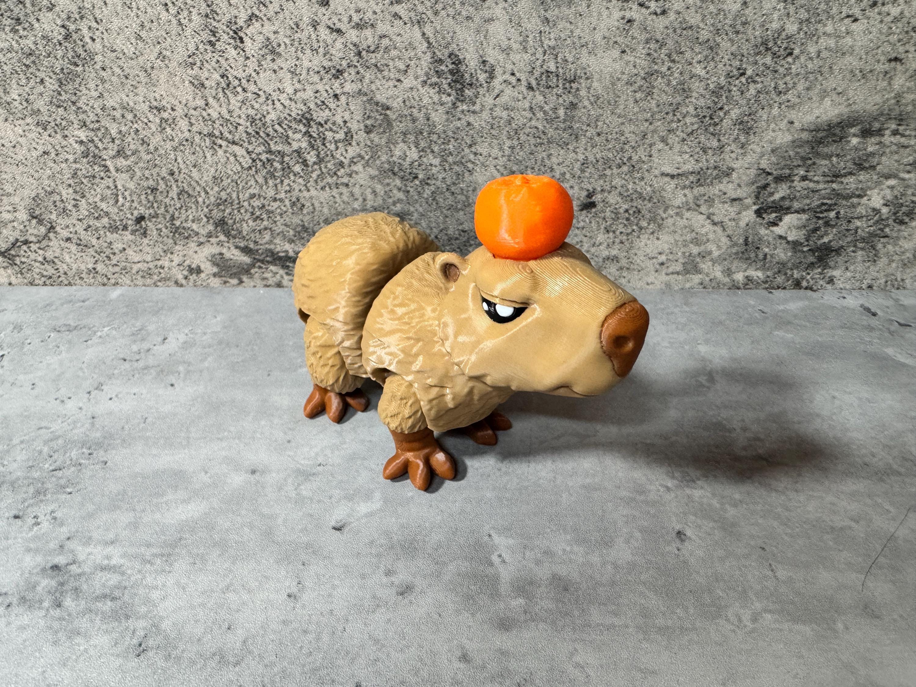 3D Printed Articulated Capybara / Fidget Toy