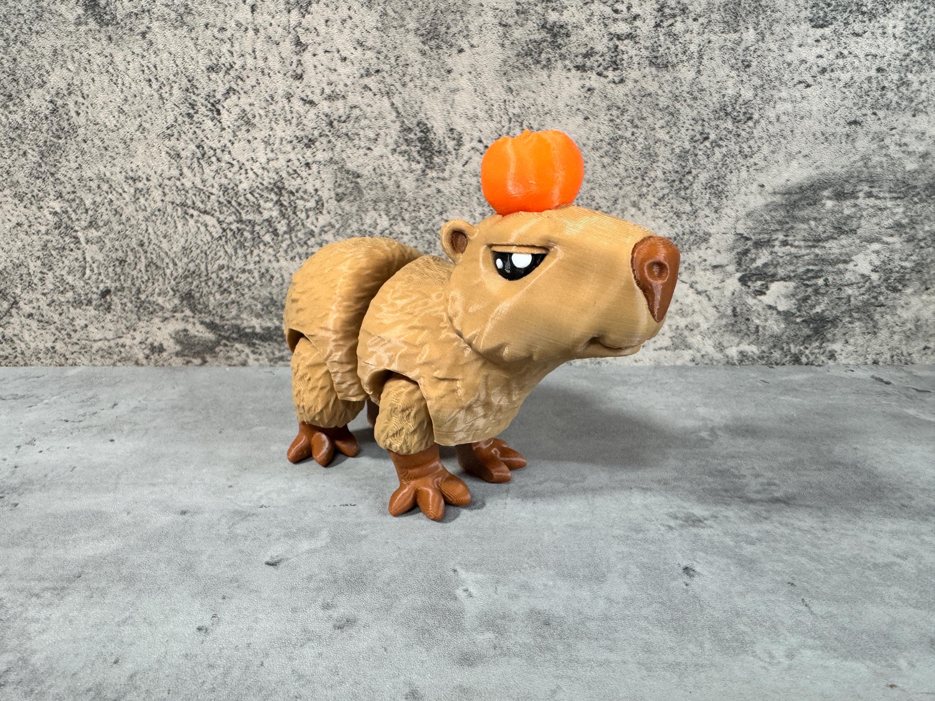 3D Printed Articulated Capybara / Fidget Toy