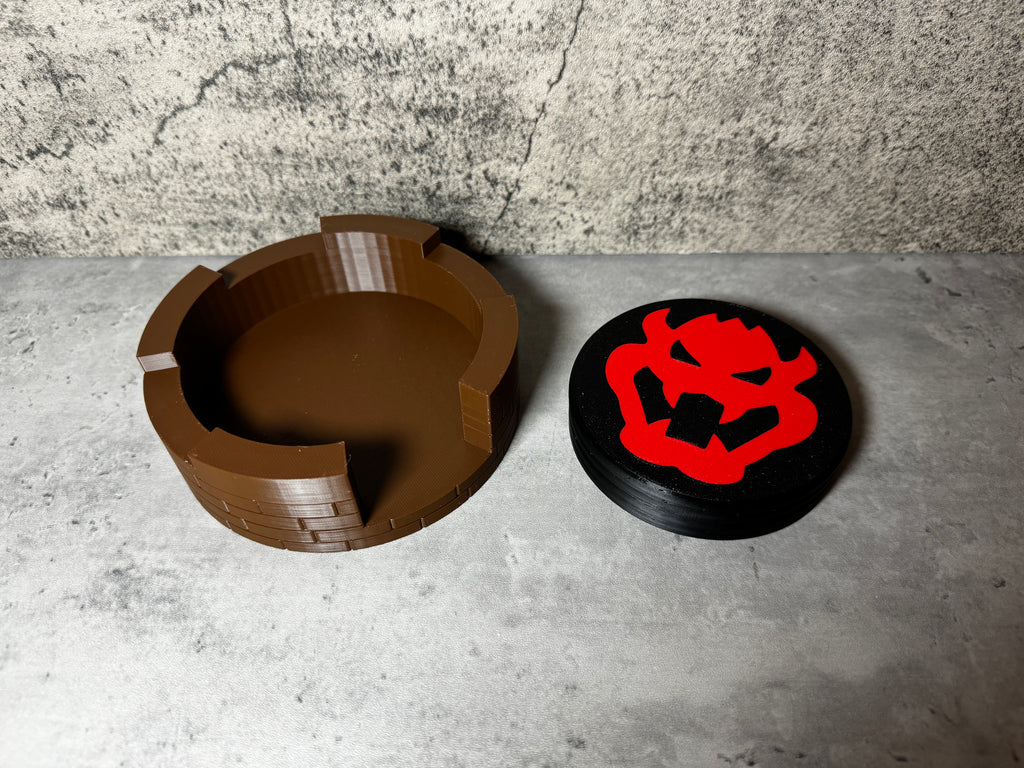 a cookie box with a cookie shaped like a gorilla