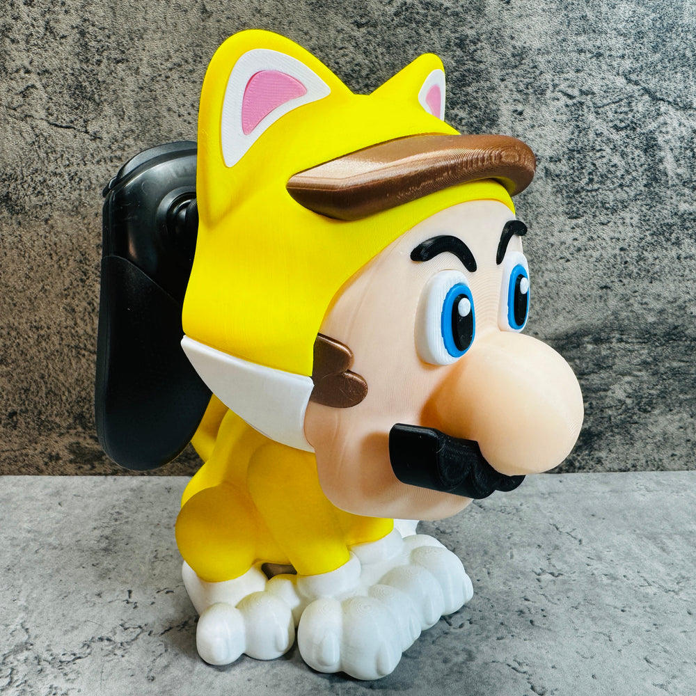 a toy of a cartoon character sitting on top of a table