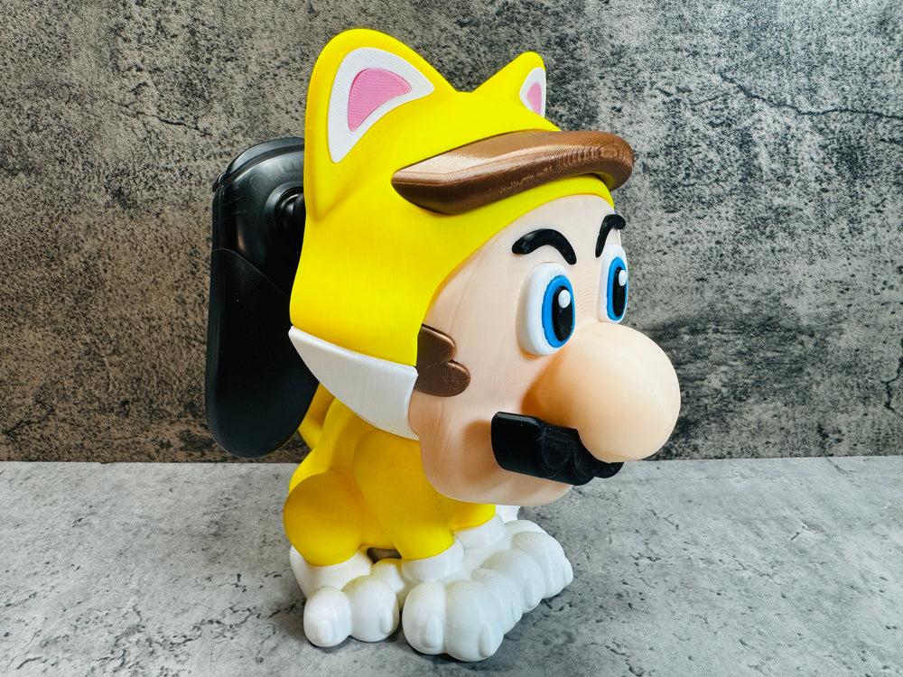 a toy of a cartoon character sitting on top of a table