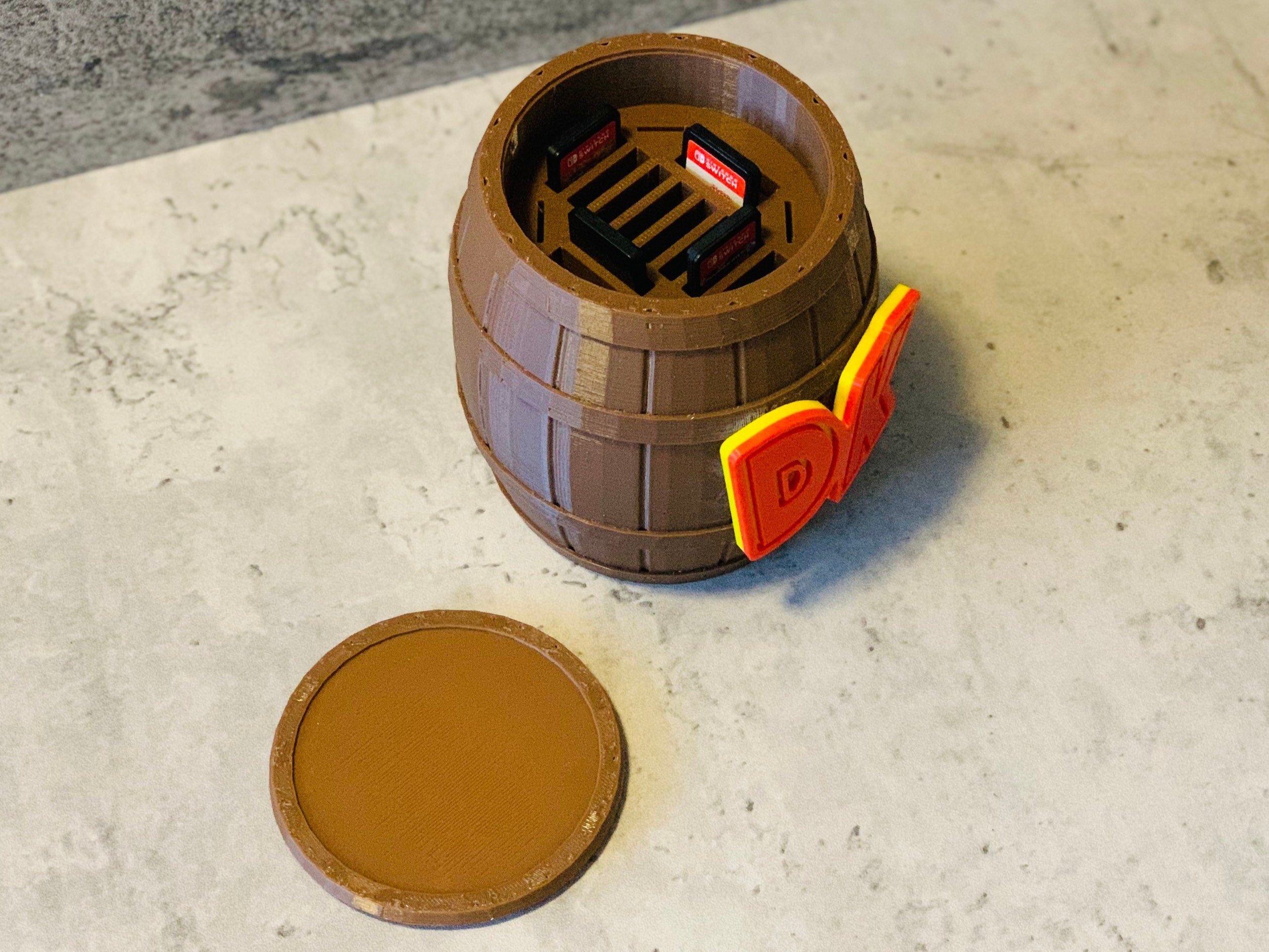 Donkey Kong Barrel Switch Game Case