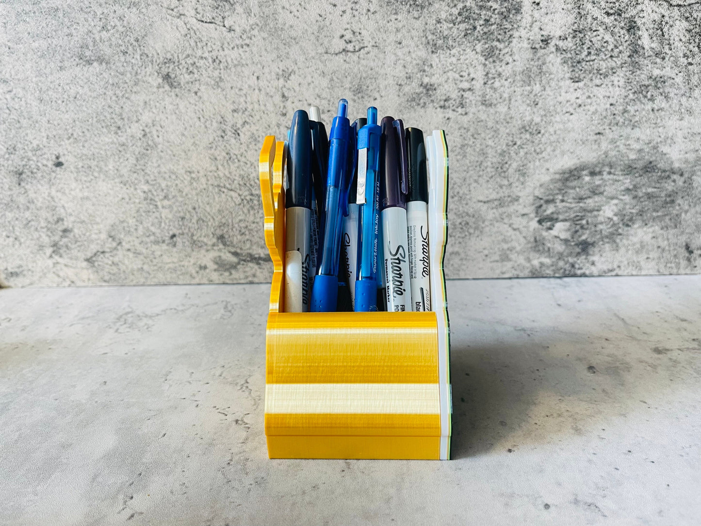 Pen and Pencil Holder Orange Bird Makeup Brush Holder Marker Holder Pen and Pencil  Case 