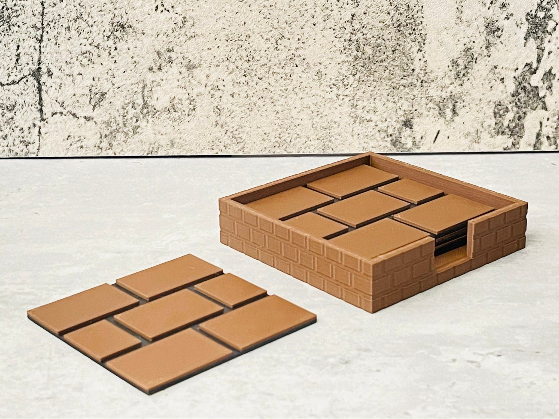 Block Brick Coasters