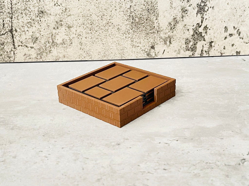 Block Brick Coasters