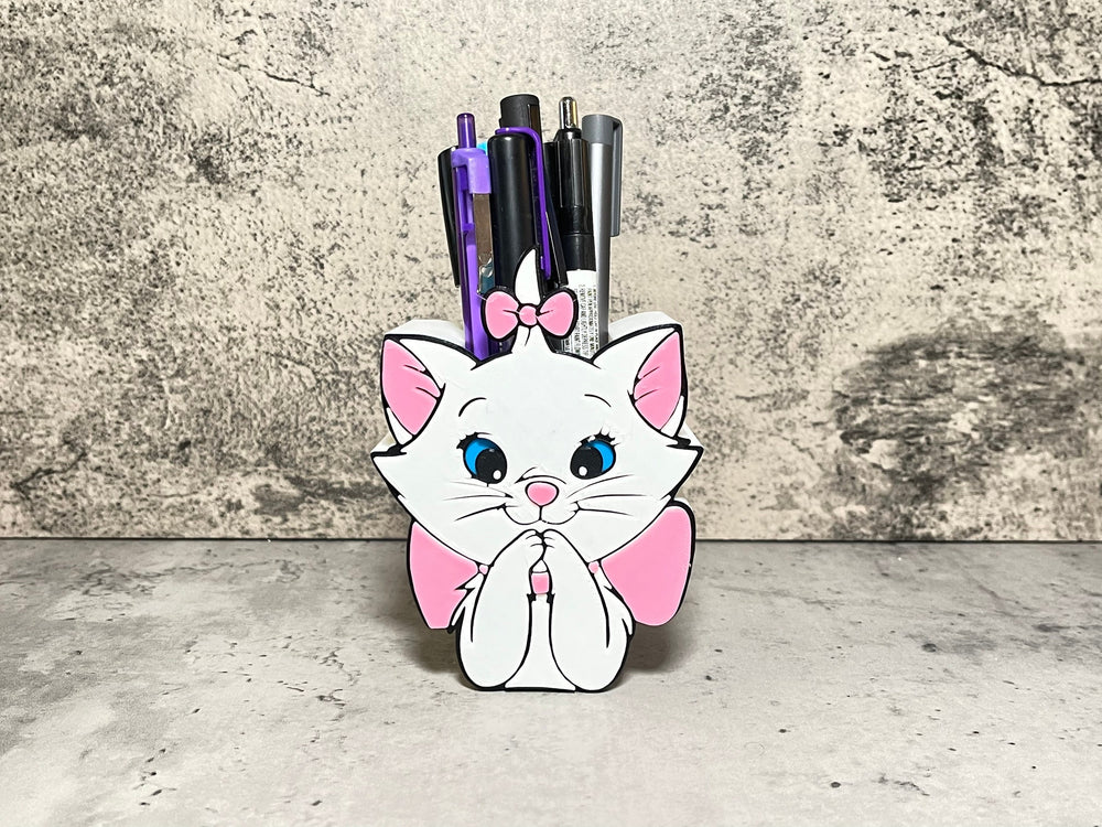 Fancy Cat Pen Holder