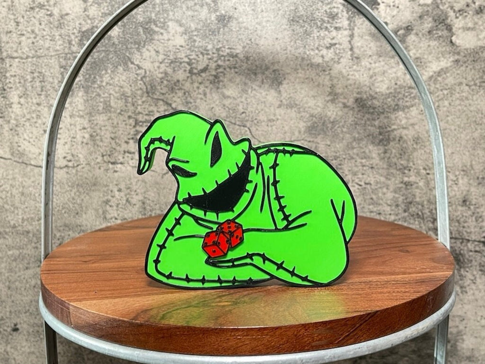 Green Ghoul with Dice Decoration