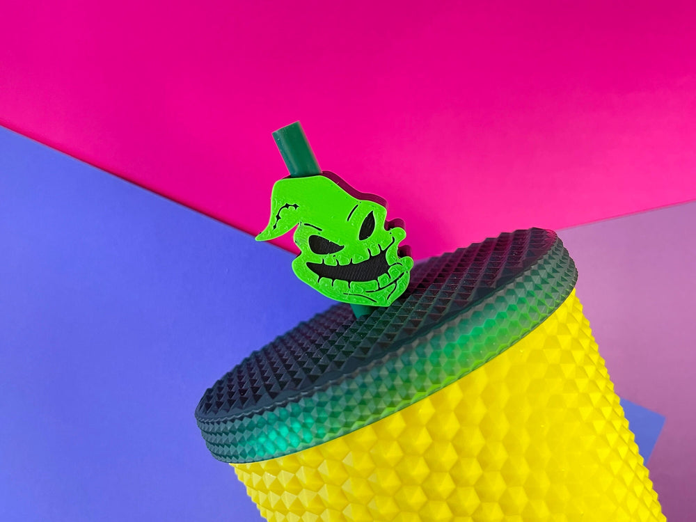 Green Ghoul Straw Topper