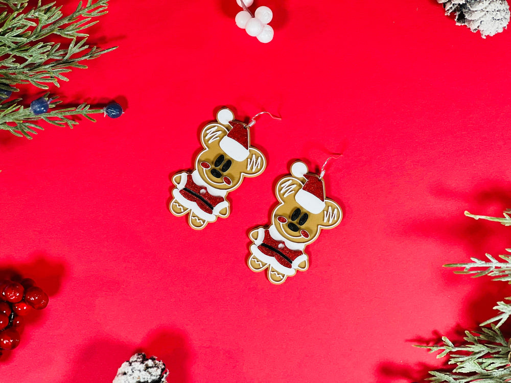 
                  
                    Mouse Gingerbread Santa Earrings
                  
                