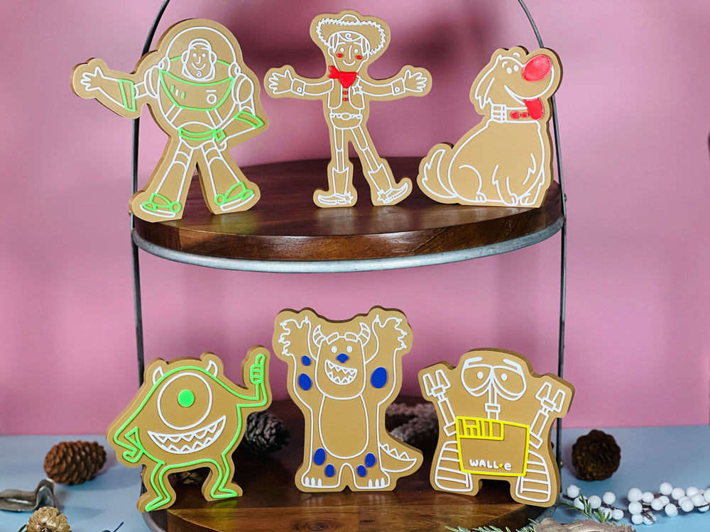 Gingerbread Tier Tray Decorations