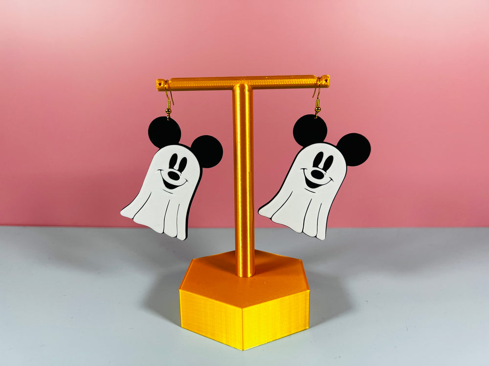 Ghost Mouse Earrings