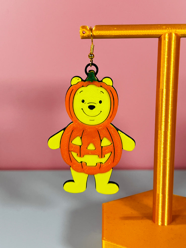 
                  
                    Pooh in Pumpkin Earrings
                  
                