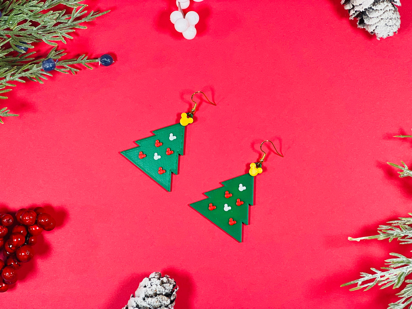 
                  
                    Mouse Christmas Tree Earrings
                  
                