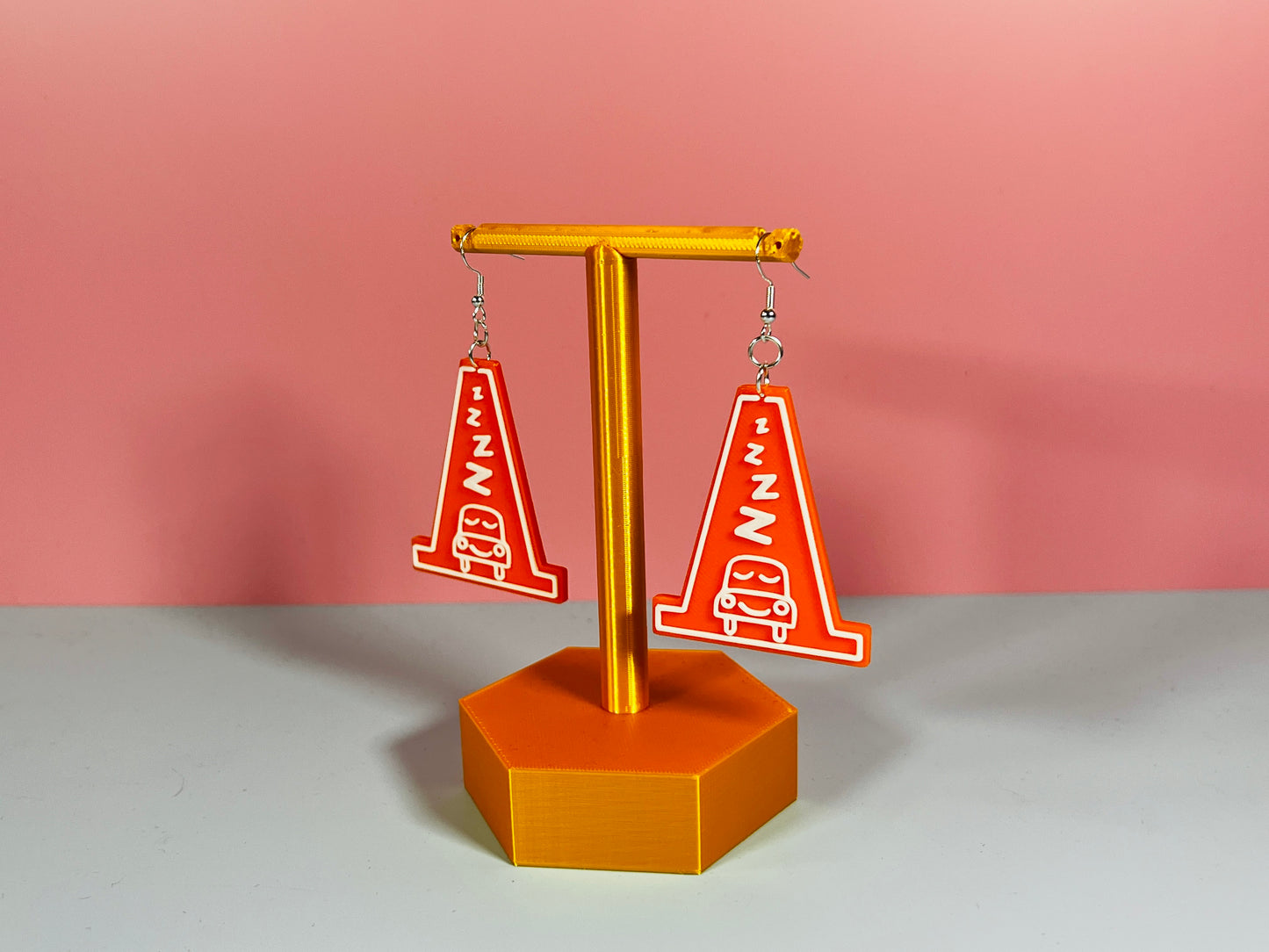 
                  
                    Safety Cone Earrings
                  
                